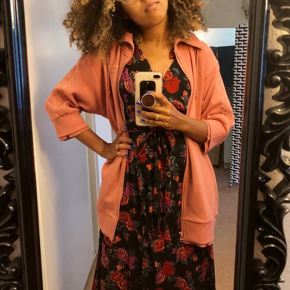 Adidas pink long jacket SOLD❣️ - Picture 3 of 4